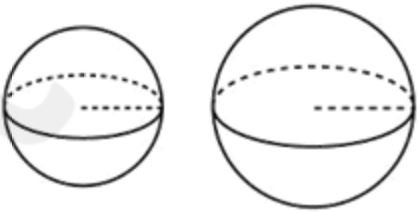 Радиус шара, площадь поверхности которого равна сумме площадей данных шаров (вар. 50)