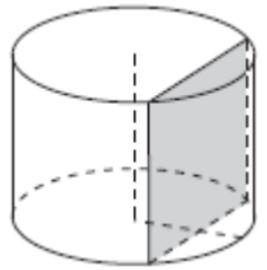 Найти площадь сечения цилиндра, параллельного его оси (вар. 52)