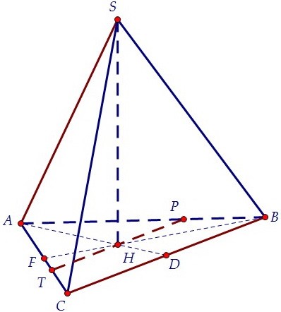 C2. Площадь сечения пирамиды параллельна скрещивающимся рёбрам (вар. 45)