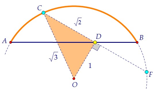 18(C4). Хорда AB стягивает дугу окружности, равную 120° (вар. 87)