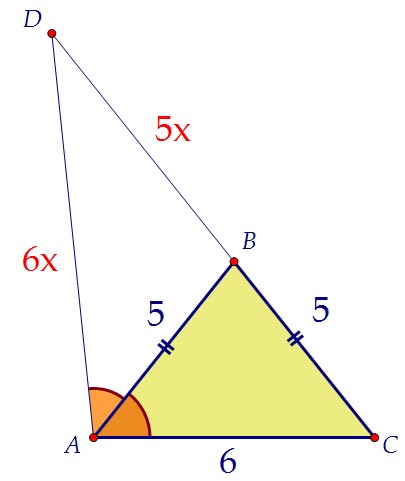 18(C4). В равнобедренном треугольнике АВС АС – основание (вар. 91)