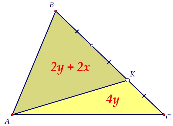 В треугольнике АВС на стороне ВС выбрана точка К так, что ...