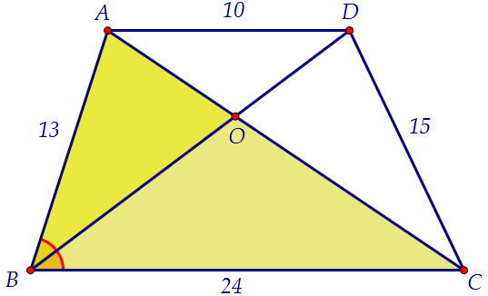 16(C4). В выпуклом четырёхугольнике ABCD площади треугольников AOB и COD равны (вар. 136)